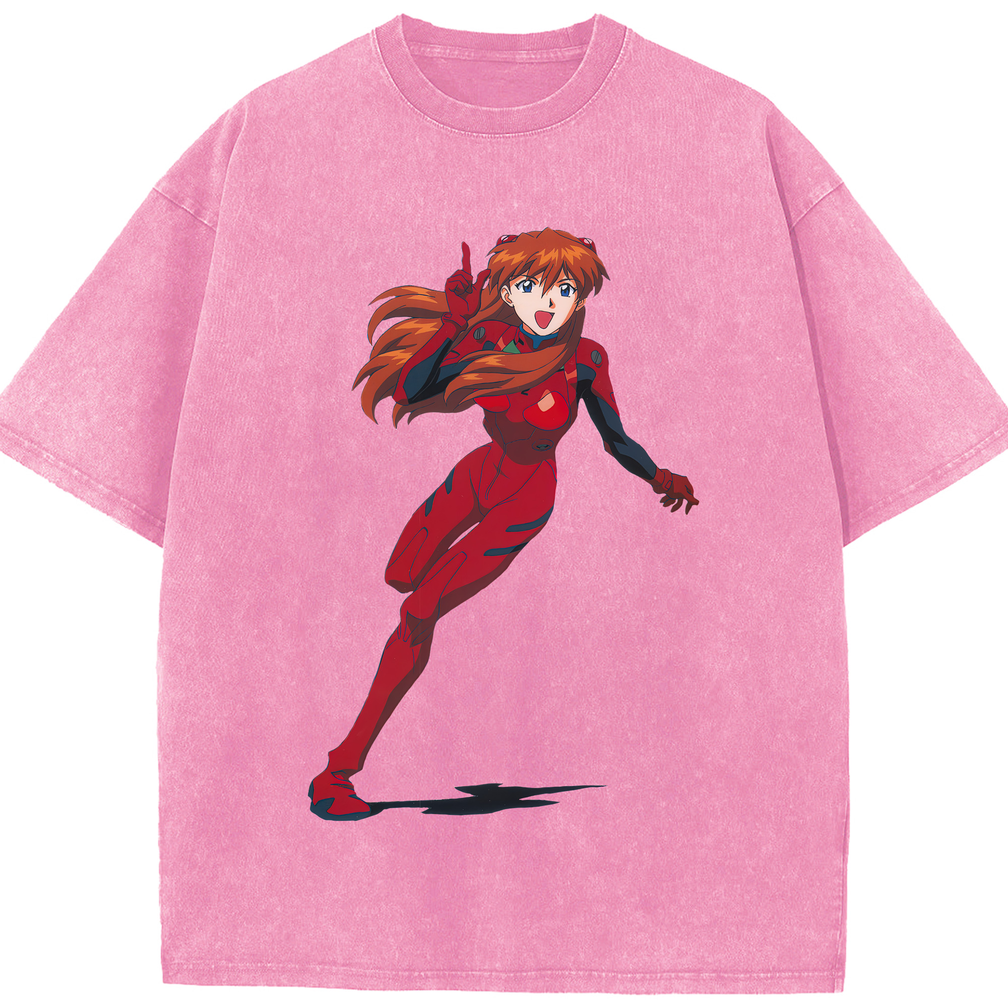（画像用） EVA 新世紀エヴァンゲリオン 綿100% ヴィンテージ風 半袖Tシャツ（フロントプリント）